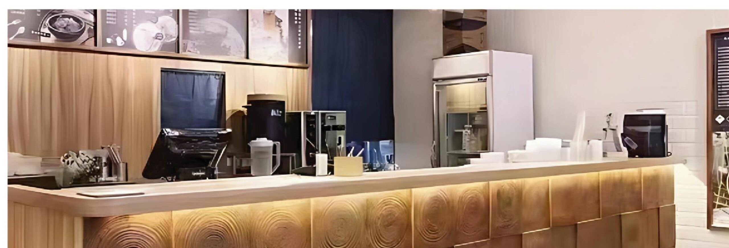 PU Tree Ring Wood Wall Panels enlarged application detail