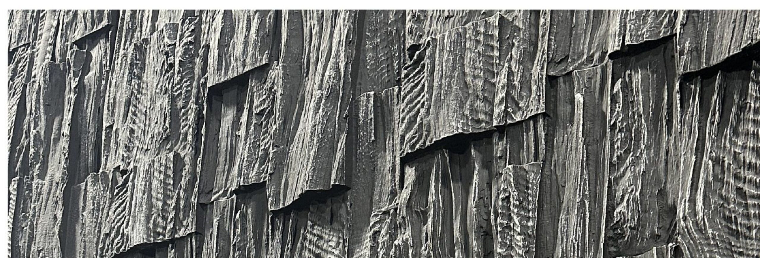 PU Split wood Wall Panels enlarged application detail