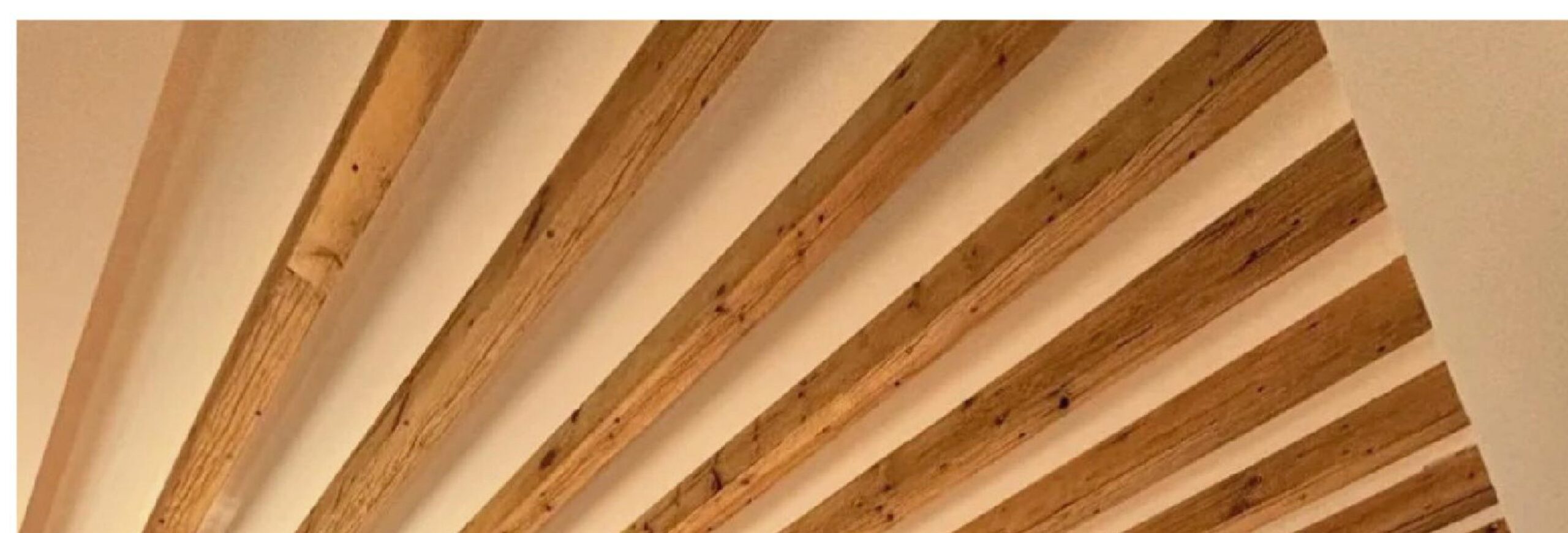 PU Wooden beam Wall Panels enlarged application detail