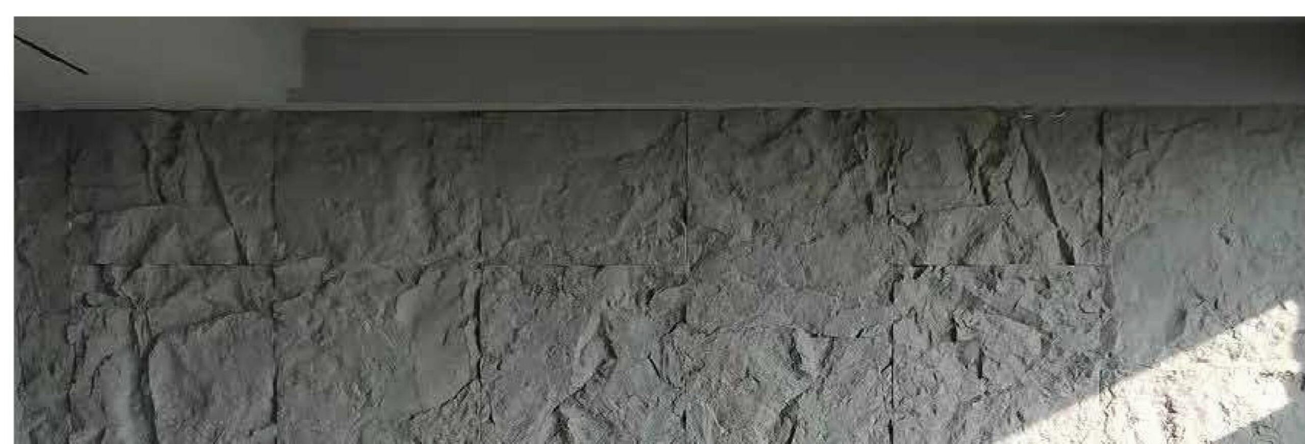 PU Shale Wall Panels enlarged application detail