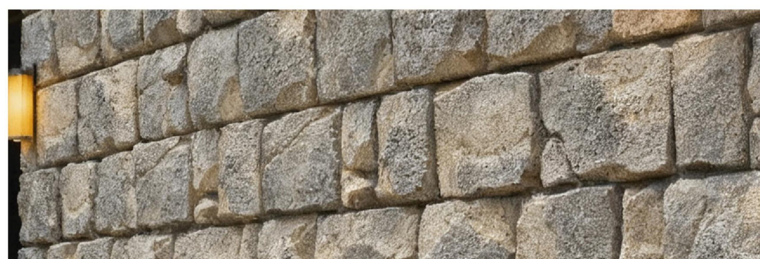 PU Broken Mountain Stone Wall Panels enlarged application detail