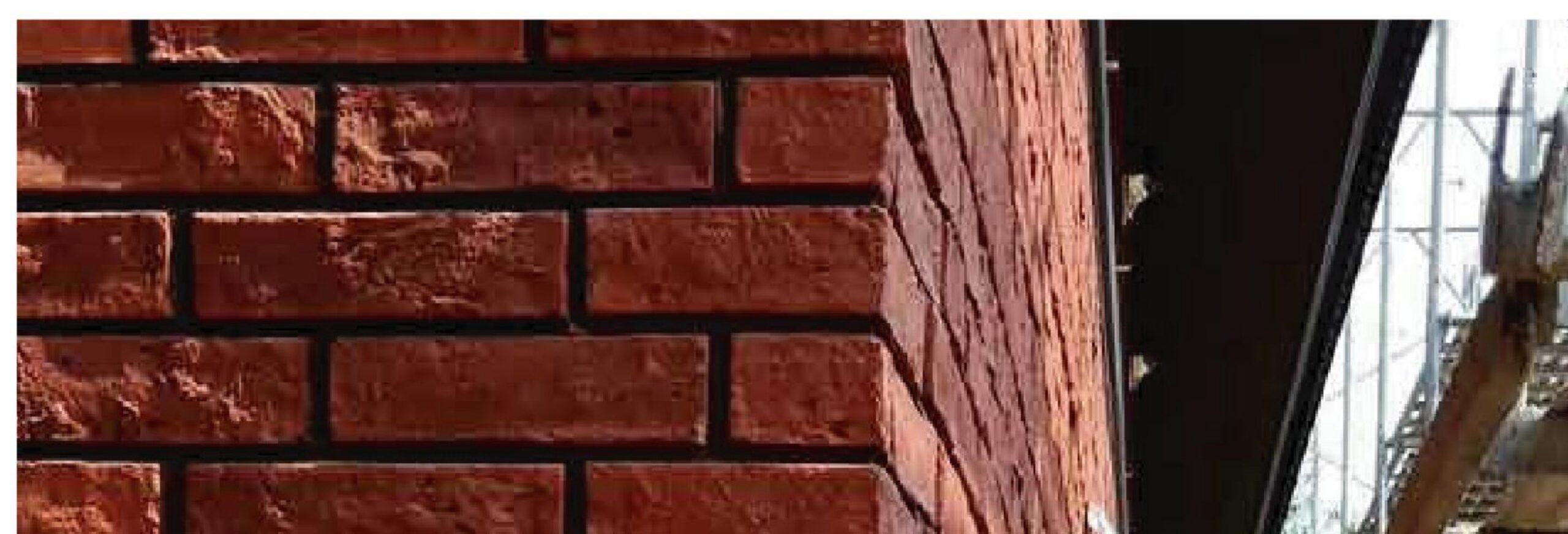 PU Cultural Brick Wall Panels enlarged application detail