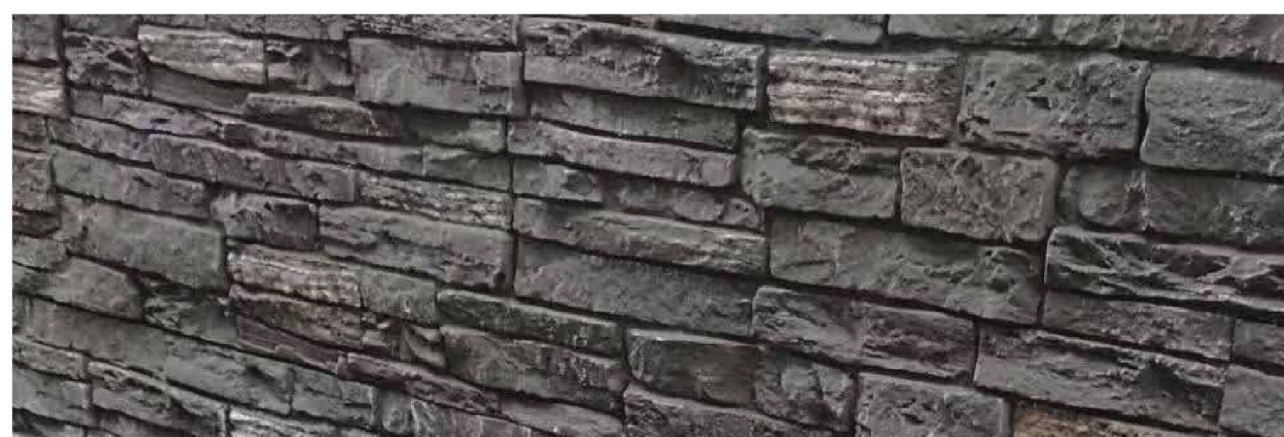 PU Stone Rock B Wall Panels enlarged application detail