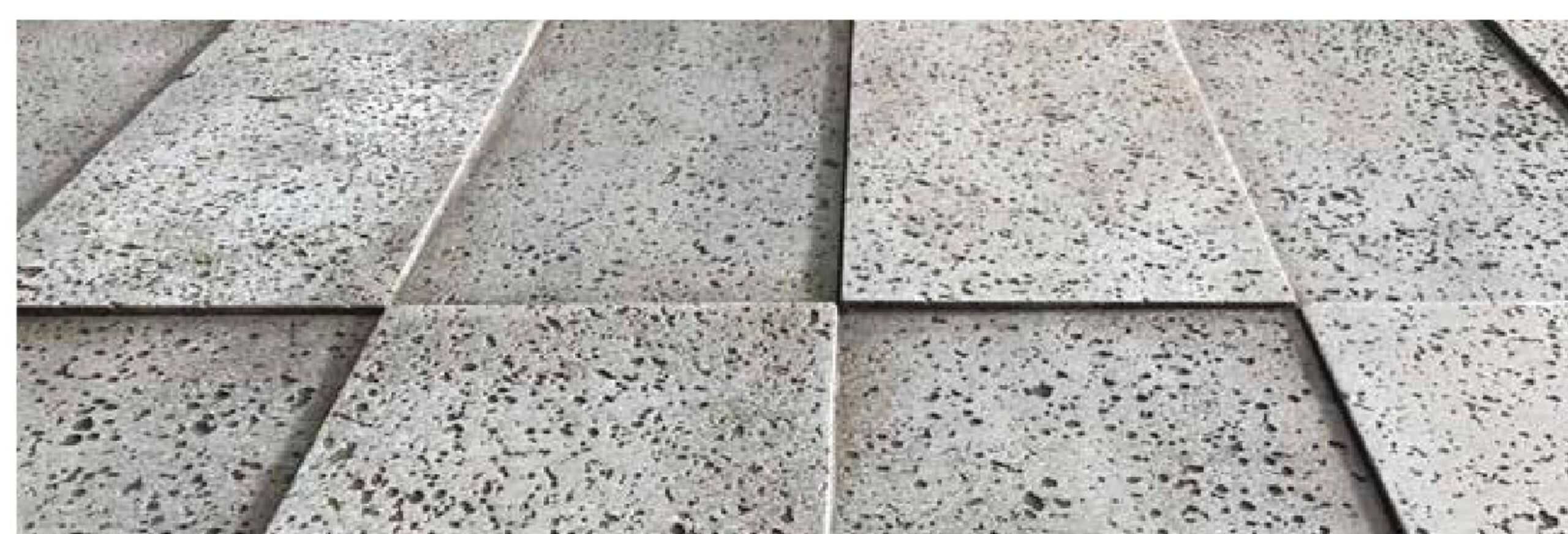 PU Rectangular travertine Wall Panels enlarged application detail