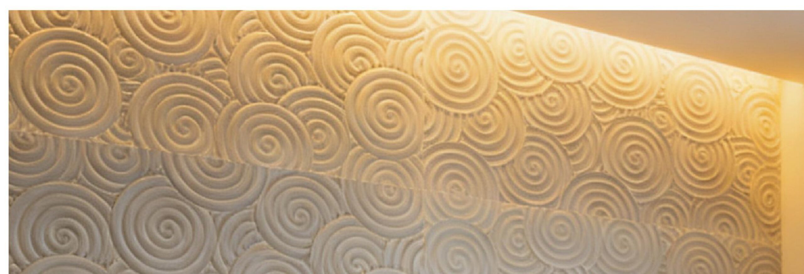 PU Chinese circle Wall Panels enlarged application detail