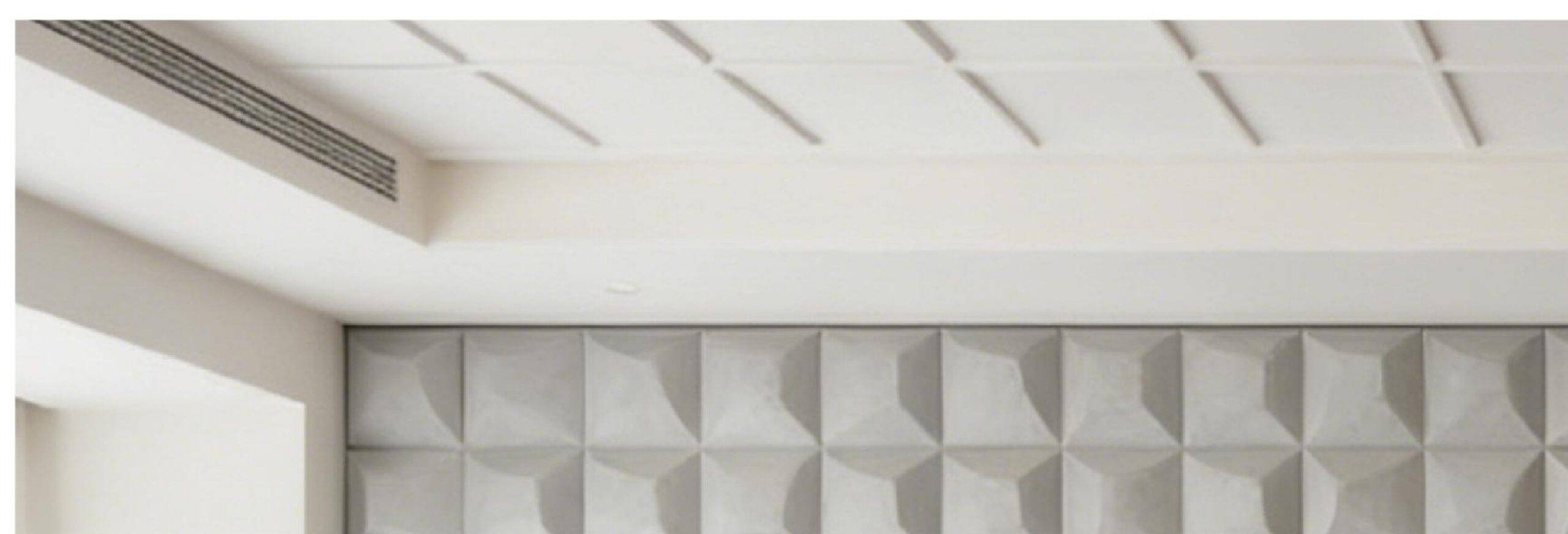 PU Pyramid Wall Panels enlarged application detail