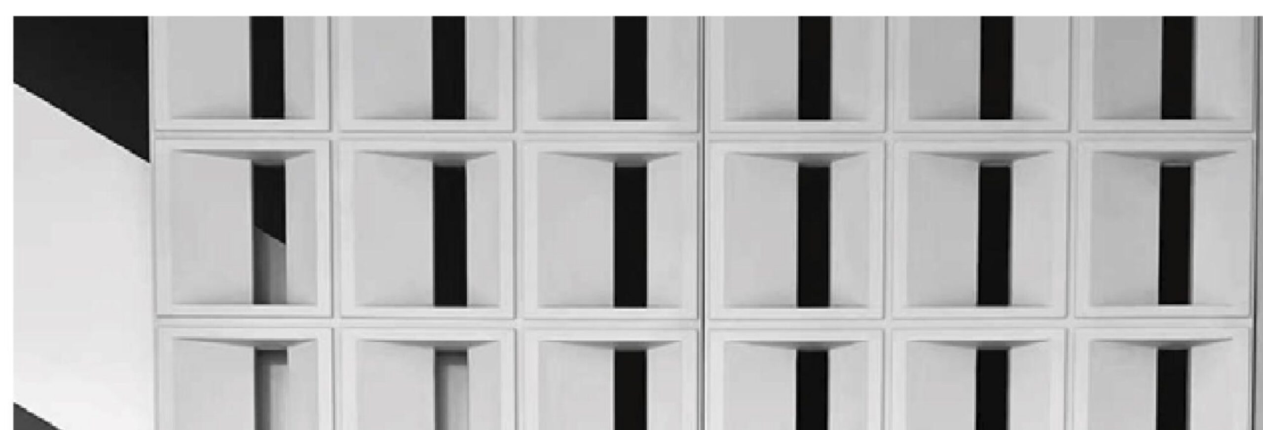 PU Oblique Hole Member Wall Panels enlarged application detail