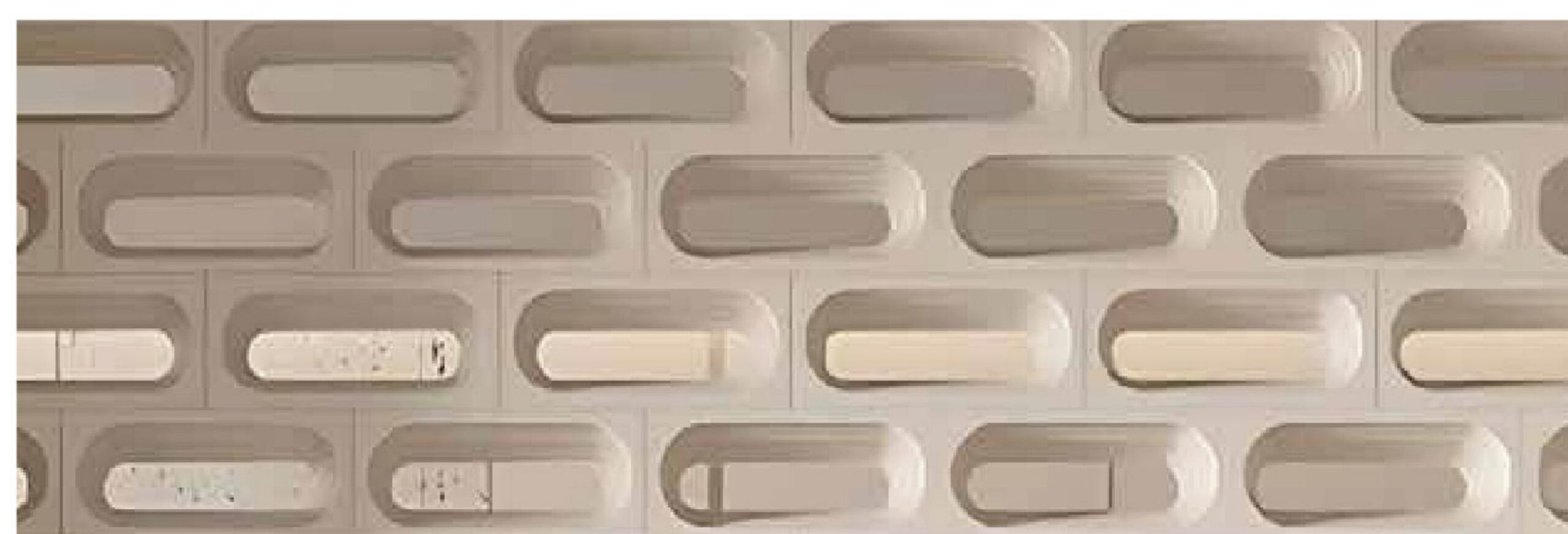 PU Arc de Triomphe Element Wall Panels enlarged application detail
