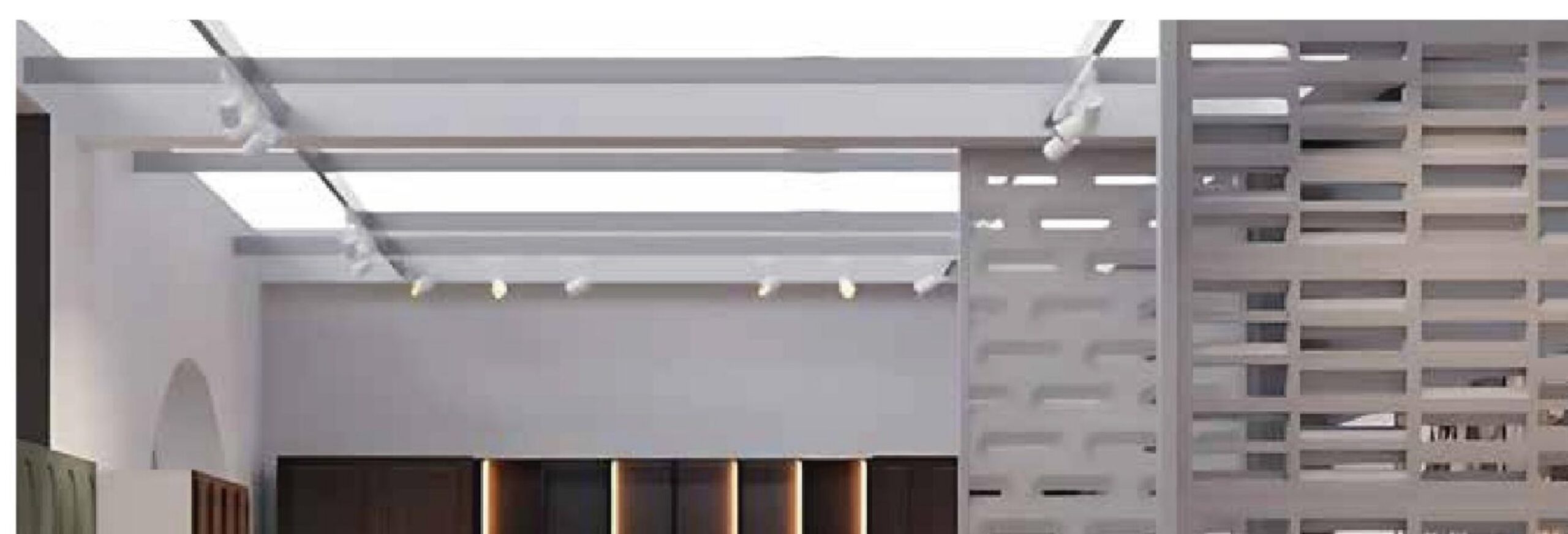 PU Strip Member Wall Panels enlarged application detail
