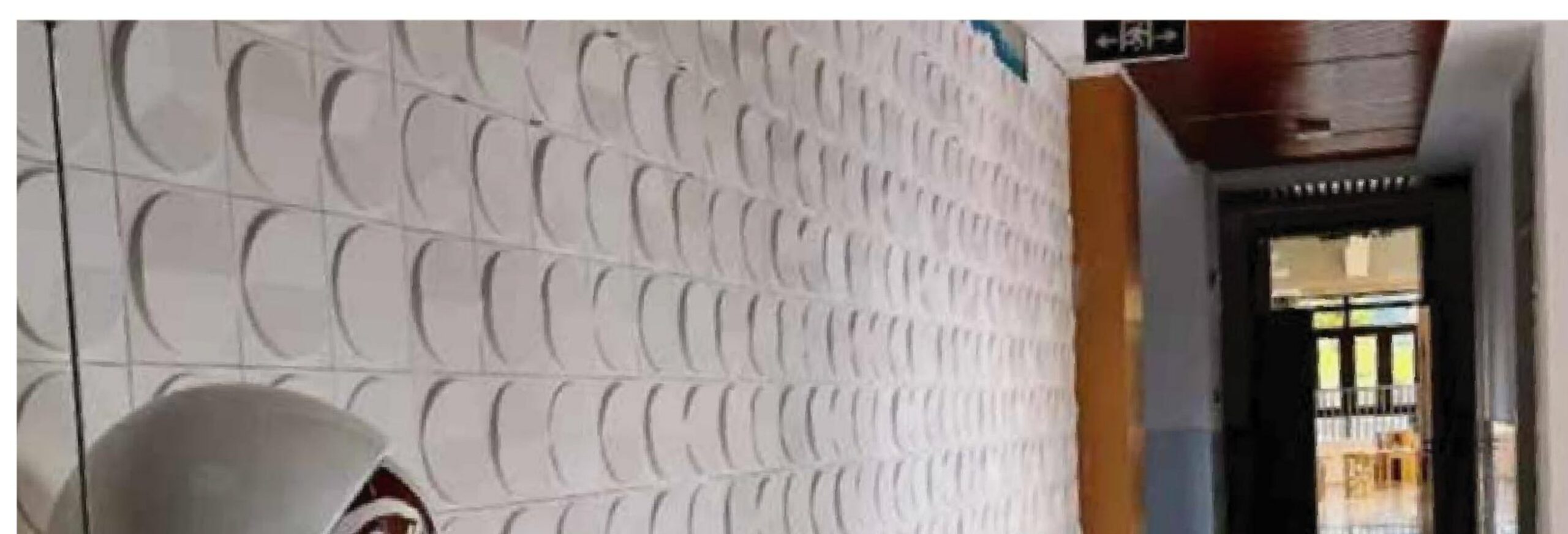 PU Clock Component Wall Panels enlarged application detail