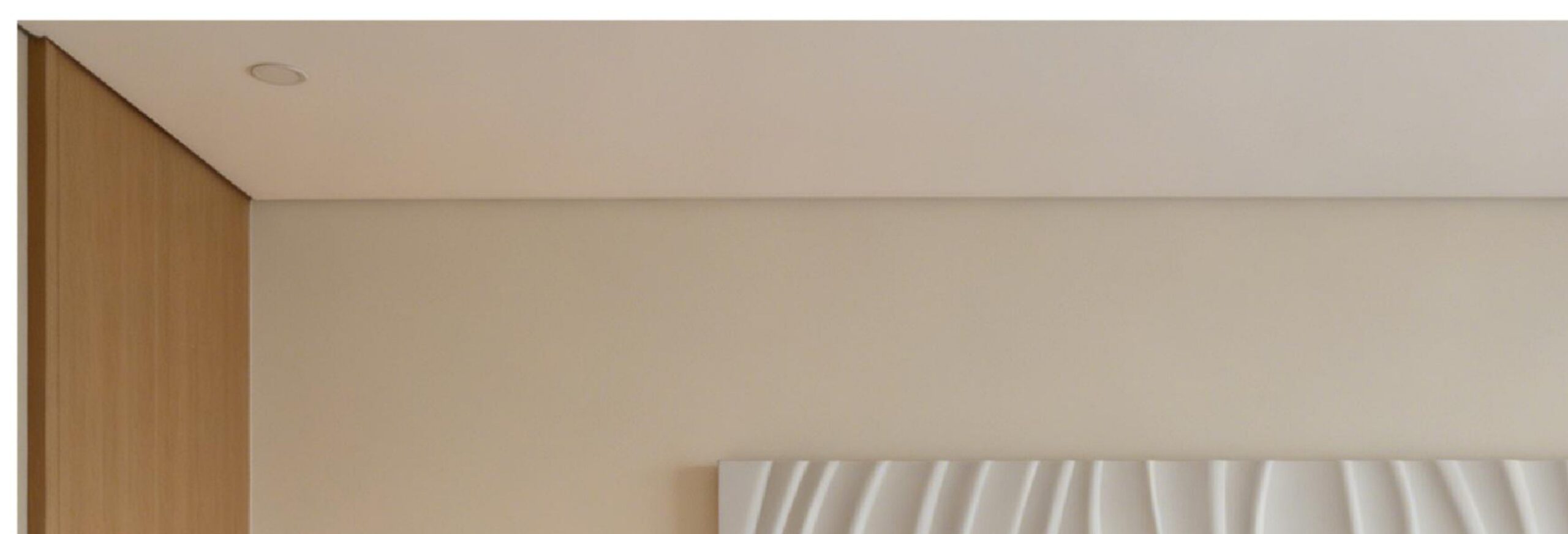 PU Wave board Wall Panels enlarged application detail