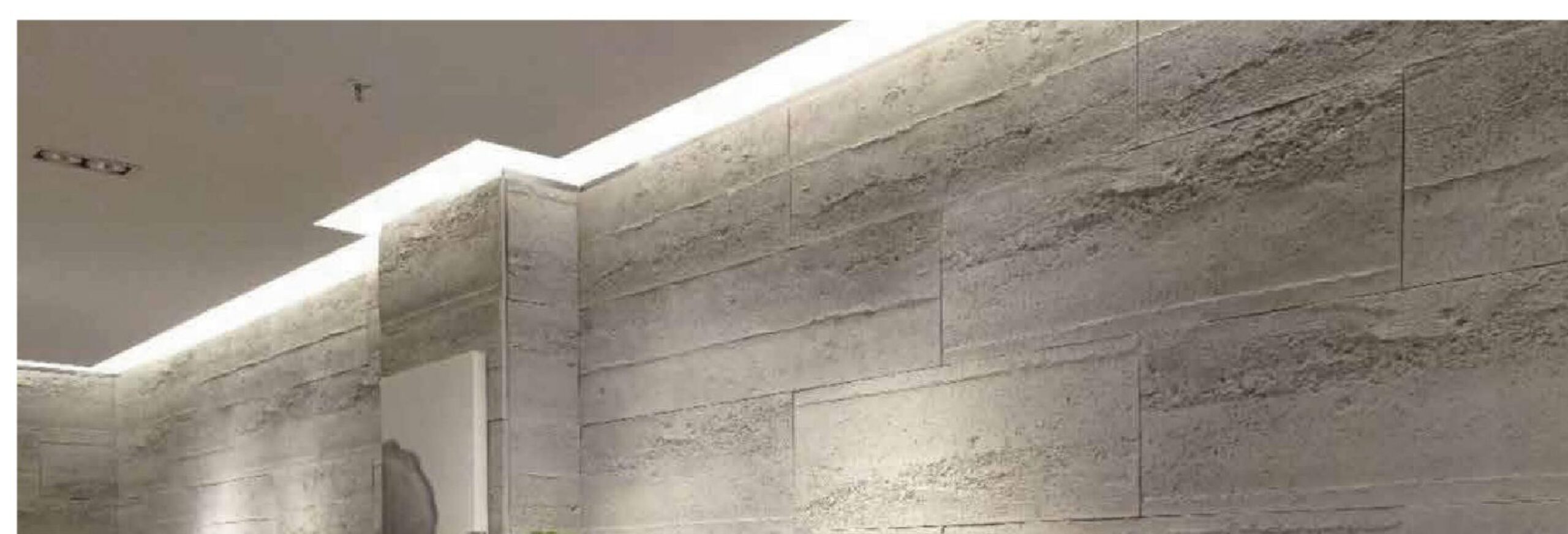 PU Cement board Wall Panels enlarged application detail