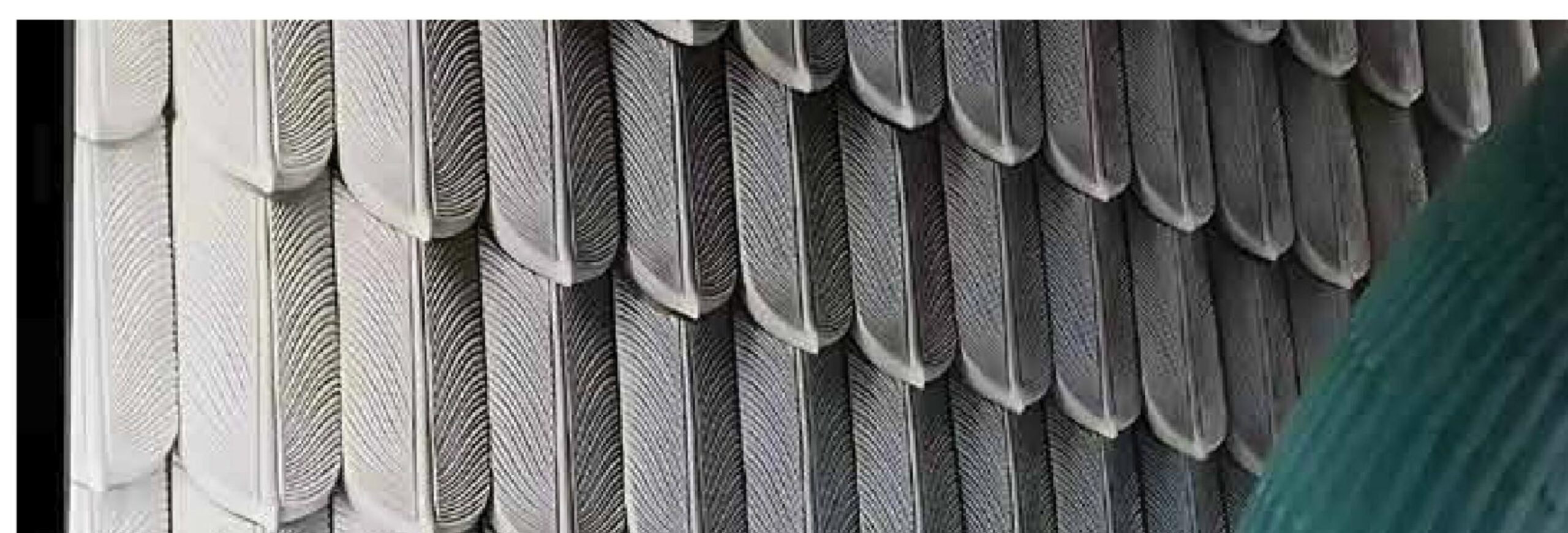 PU Feather Stone Wall Panels enlarged application detail