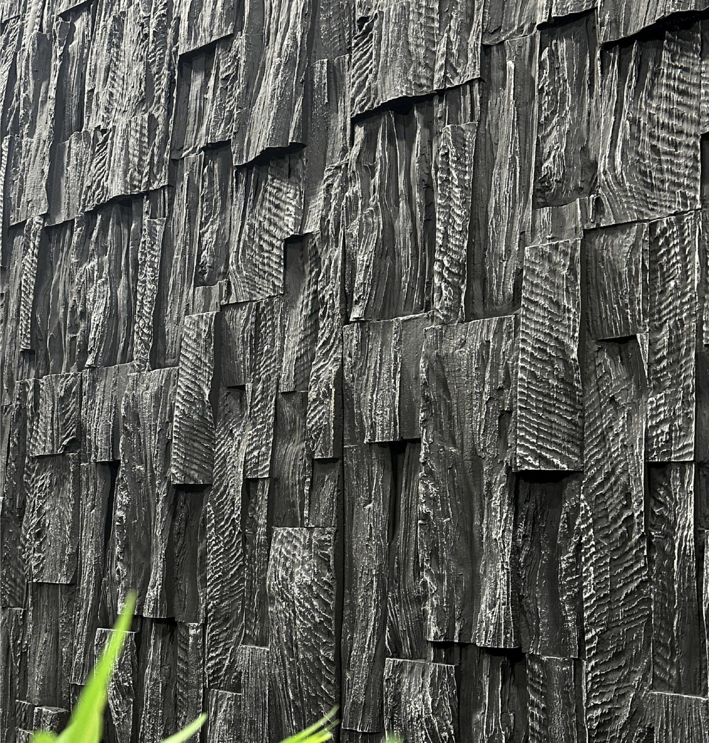 PU split wood panel texture